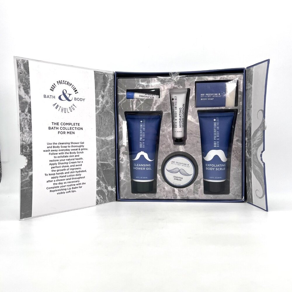 Mens Care Collection Shower Gel Shave Cream Body Soap Exfoliating Scrub Lip Balm - Picture 3 of 10